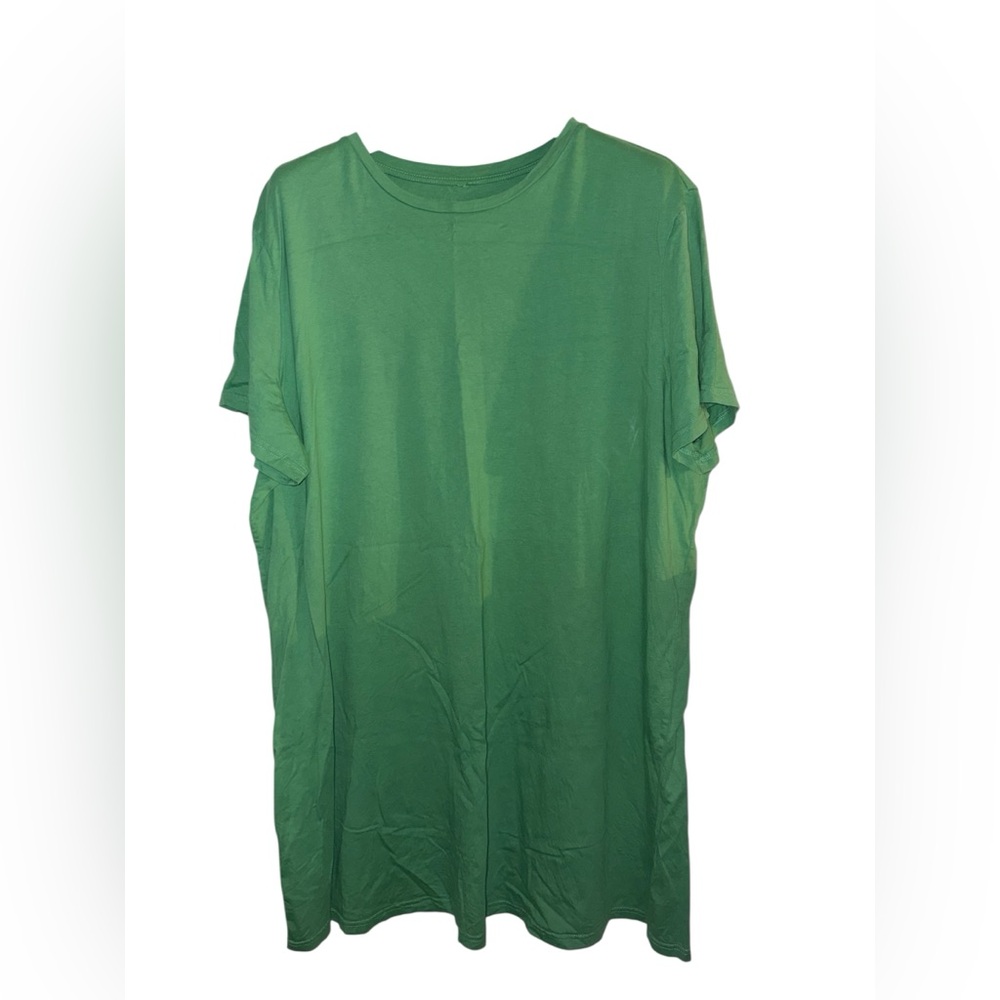 Green t-shirt dress